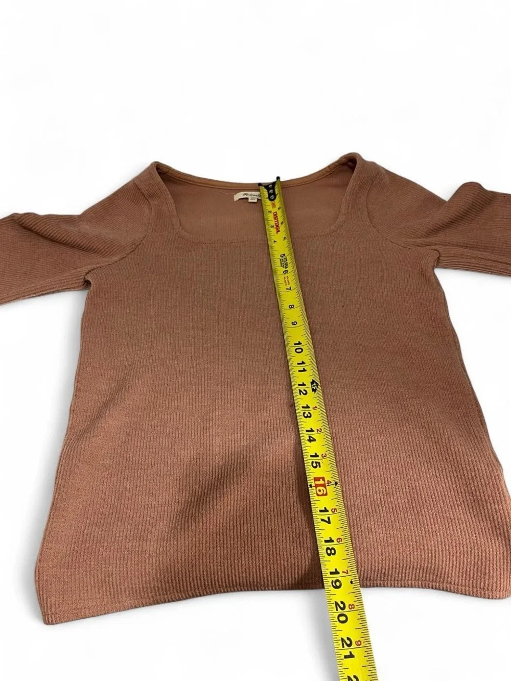 Madewell Pink Fall Boho Cottagecore Knit Cropped Women’s XS Sweater EUC